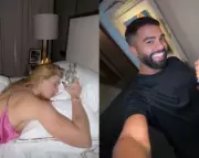 Amigo revela quarto romântico de Virginia e Vini Jr em Londres