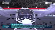 China revela nova geração de carros voadores eVTOL na Feira Aero Asia