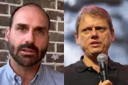 Eduardo Bolsonaro Ataca Tarcísio de Freitas em Vídeo Polêmico: Críticas Abalam Aliança na Direita