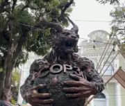 Evangélicos reagem contra escultura chinesa na COP30 em Belém