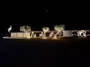 Família transforma casa em atração natalina com 15 mil luzes em MS