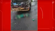 Gari morre ao cair de caminhão de lixo e ser atropelado na Fercal, DF