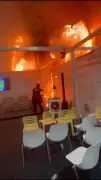 Incêndio atinge pavilhão da COP30 em Belém; causa é investigada