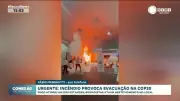 Incêndio na COP30: repórter detalha evacuação em Belém