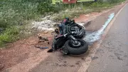 Jovem de 22 anos morre em acidente de moto em Pontes e Lacerda