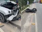 Jovem de 22 anos morre em acidente entre carro e moto em Cabo Frio