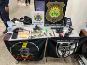 Operação conjunta prende 3 homens e apreende armas e drogas no Acre