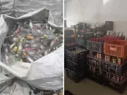 Operação em Campinas desmonta fábrica clandestina com 10 mil vasilhames para falsificação de bebidas