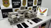 Operação Europa apreende 20 tijolos de maconha e prende 2 em Santa Bárbara d'Oeste