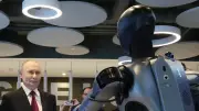 Robô humanoide russo dança para Putin em conferência de IA