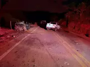Tragédia na MG-259: Mulher morre e duas ficam feridas em violento choque entre caminhonetes em Guanhães