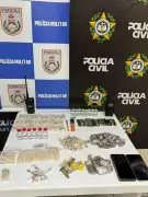 Três presos por tráfico em Barra Mansa com 129 cápsulas de cocaína