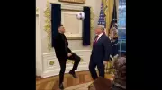 Trump usa IA para criar vídeo com Ronaldo na Casa Branca