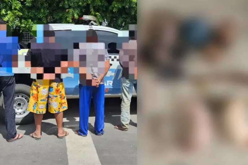 4 homens presos por caça ilegal em Pio IX: tatus, gambá e ave apreendidos