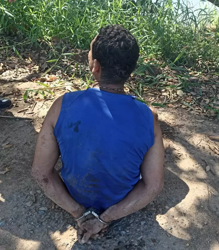 Homem preso por tentativa de feminicídio no rio Paraíba do Sul em Campos