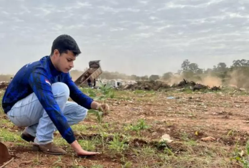 Jovens transformam antigo lixão em floresta urbana em Ponta Porã