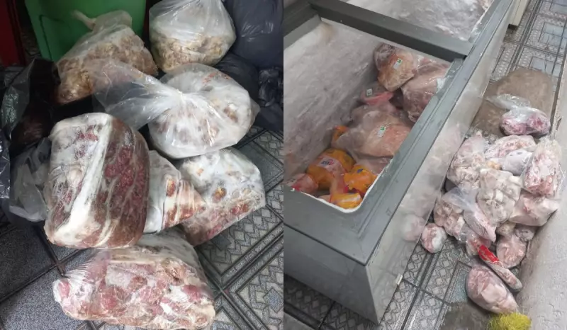 Mais de 720kg de alimentos impróprios são descartados em açougue de Americana