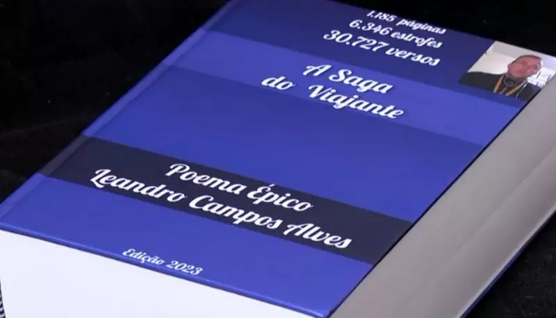 Morador de Caxambu bate recorde com poema de 30 mil versos e supera dislexia