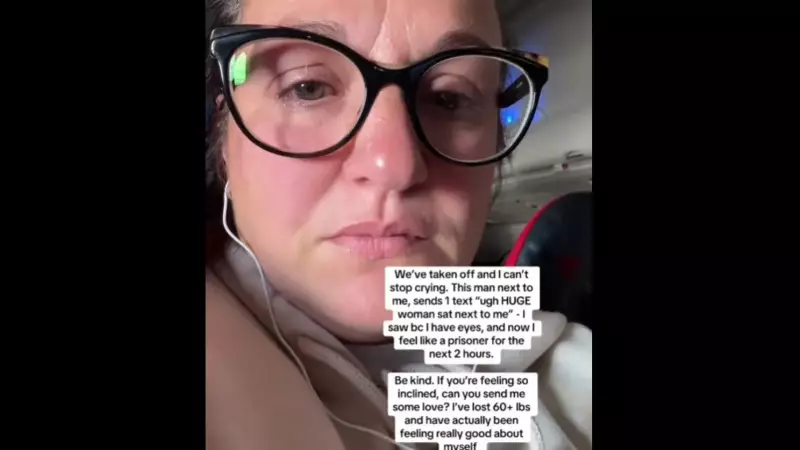 Passageira chora por 2h após homem ao lado reclamar de seu peso em voo