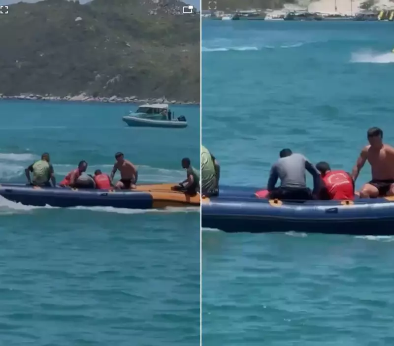 Turista argentino de 57 anos morre após mal súbito em passeio de barco em Arraial do Cabo