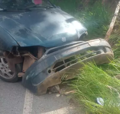 Acidente fatal em Divinópolis: motorista de 37 anos morre após carro capotar