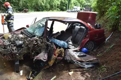 Acidente na BR-116 em Muriaé deixa até 8 feridos e interdita pista