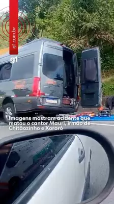 Acidente na BR-116 mata Mauri, irmão de Chitãozinho e Xororó, aos 55 anos