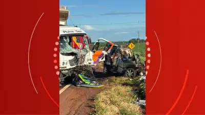 Acidente na PR-170 mata seis da mesma família em colisão com caminhão
