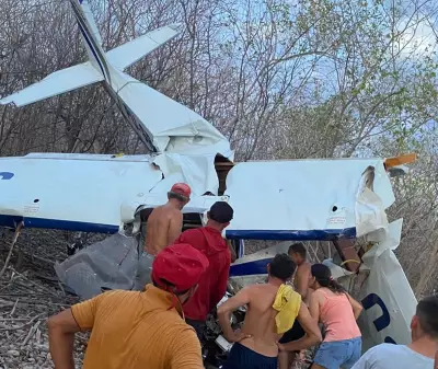 Avião monomotor cai no RN após falha no motor; piloto de 77 anos e passageiro sobrevivem