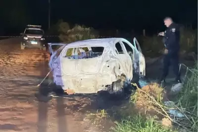 Corpo carbonizado é encontrado em carro incendiado em Sinop, MT