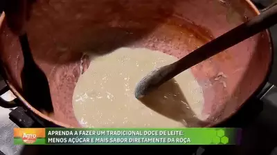 Doce de leite da roça: receita tradicional com menos açúcar na Fazenda Vagafogo