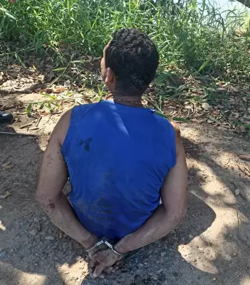 Homem preso por tentativa de feminicídio no rio Paraíba do Sul em Campos