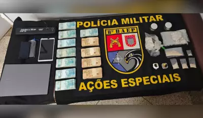 Jovem de 25 anos preso com R$ 120 mil e drogas em Presidente Prudente