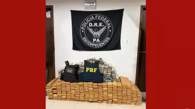 PF apreende 383 kg de 'supermaconha' no Pará e prende duas pessoas
