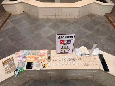 PM apreende drogas e prende suspeito de tráfico em Santarém (PA)