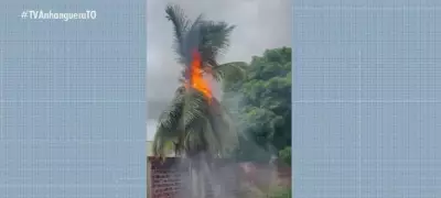 Raio atinge casa em Palmas na véspera de Natal e revive tragédia familiar