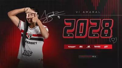 São Paulo renova com Vi Amaral até 2028: meio-campista de 21 anos é peça-chave