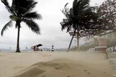 Ventos de 60 km/h atingem Litoral Norte de SP: alerta da Marinha