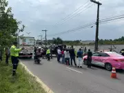 Acidente fatal em Manaus: motociclista morre e filha fica grave