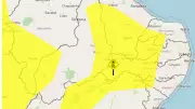 Alerta amarelo do Inmet atinge 39 cidades de Pernambuco com risco de baixa umidade