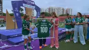 Andressinha celebra 100 jogos pelo Palmeiras com título do Paulistão Feminino