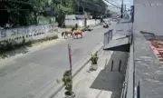 Motociclista ferido após colidir com três cavalos soltos em Feira de Santana