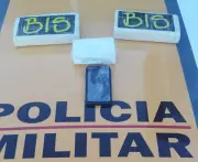 PMRv apreende crack e cocaína em carro na MGC-122, em Nova Porteirinha