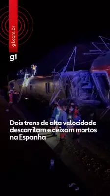 39 mortos em descarrilamento de trens de alta velocidade na Espanha