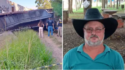 Acidente com trem mata caminhoneiro de 56 anos em estrada rural do Paraná