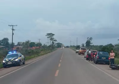 Acidente na BR-210 em Macapá deixa 1 morto e 1 ferido após ultrapassagem