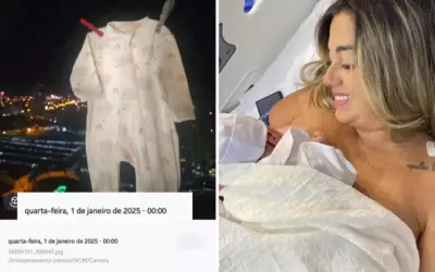 Após aborto espontâneo, mãe celebra nascimento de Victor, um dos primeiros bebês de 2026 em Ribeirão Preto