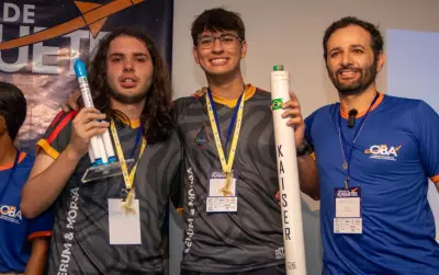 Estudantes de Sorocaba constroem foguete e quebram recorde nacional com 672,2 metros