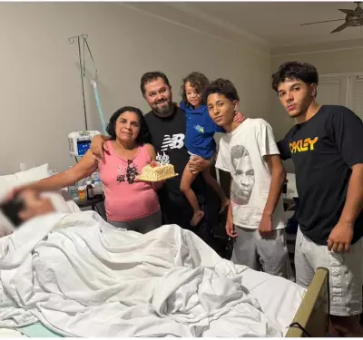 Família se reencontra com Fabíola, em estado vegetativo, após retorno dos EUA