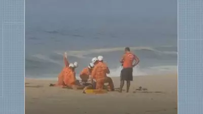 Idoso de 70 anos morre afogado em Maricá com mar agitado